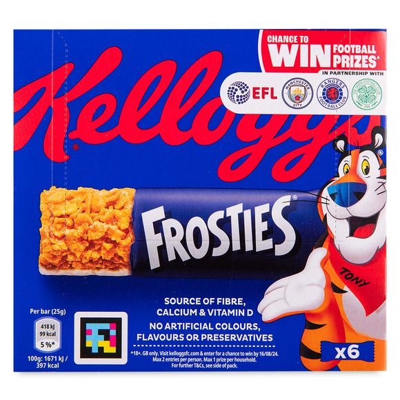 Kellogg's Frosties Cereal Bars (150g) 6 X 25g